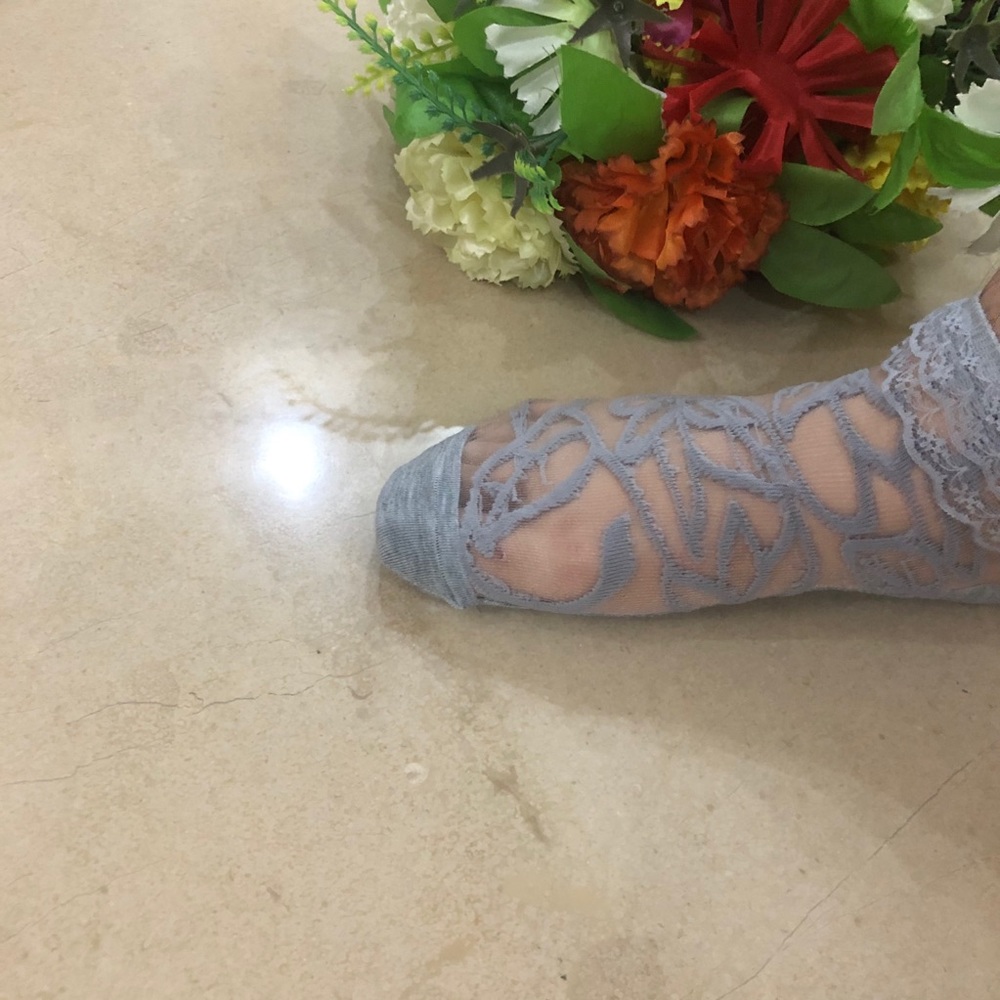 Fancy gray socks - Picture 4 of 9